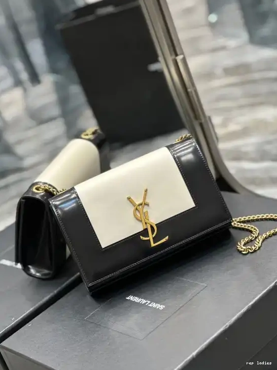 Repzbay REP shoulder leather small YSL bag two-tone Kate 0522